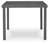 Rocky Creek Gray Square Dining Table w/UMB OPT - Ornate Home