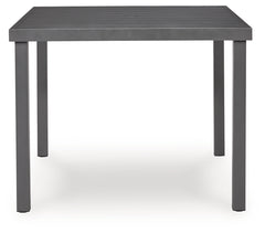 Rocky Creek Gray Square Dining Table w/UMB OPT - Ornate Home