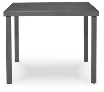 Rocky Creek Gray Square Dining Table w/UMB OPT - Ornate Home