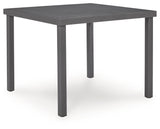 Rocky Creek Gray Square Dining Table w/UMB OPT - Ornate Home