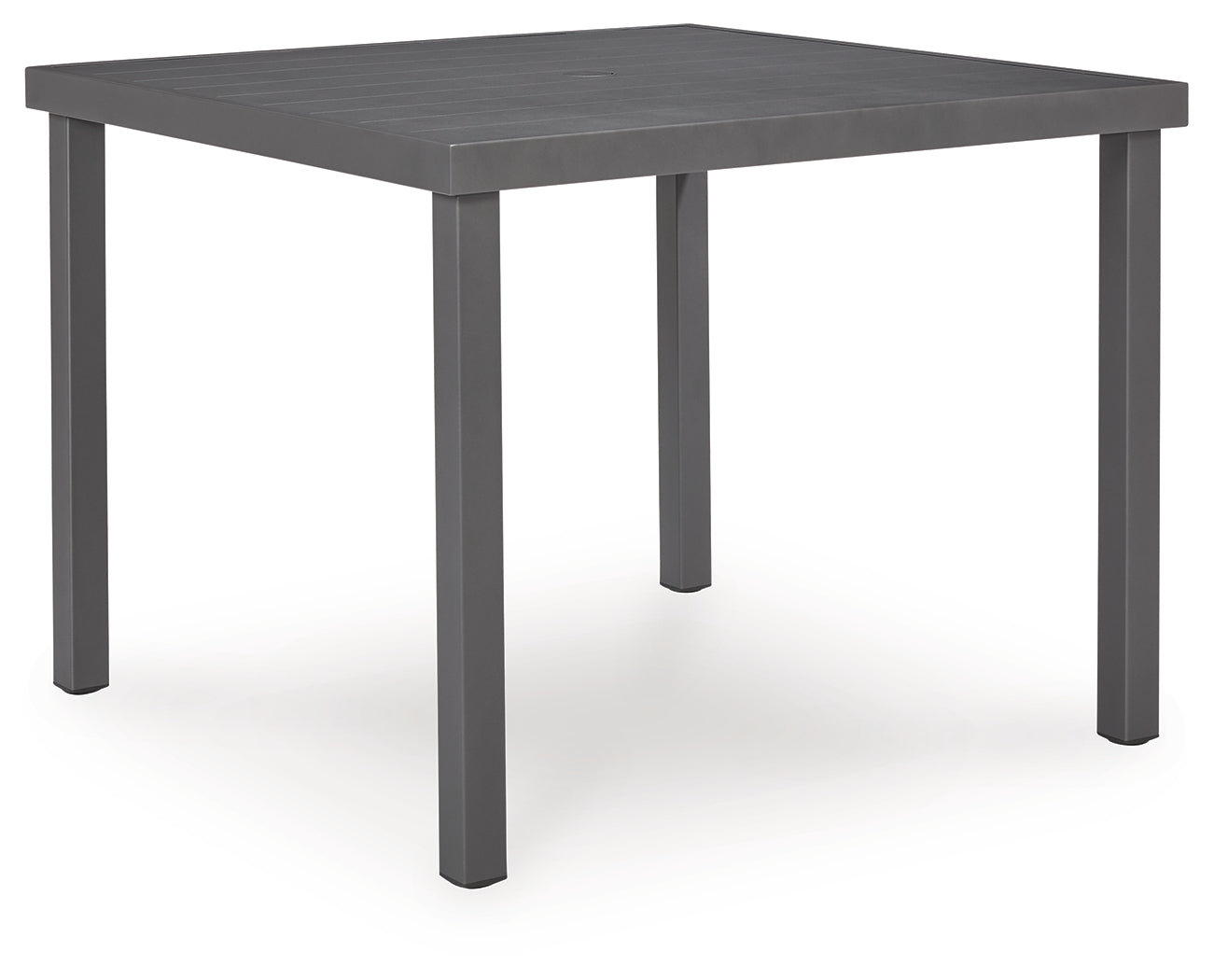 Rocky Creek Gray Square Dining Table w/UMB OPT - Ornate Home