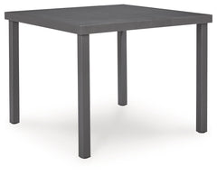Rocky Creek Gray Square Dining Table w/UMB OPT - Ornate Home