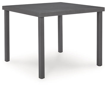 Rocky Creek Gray Square Dining Table w/UMB OPT - Ornate Home