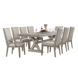 Rocky Rectangular Dining Table in Gray Oak 72860 - Ornate Home