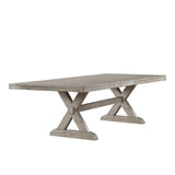 Rocky Rectangular Dining Table in Gray Oak 72860 - Ornate Home