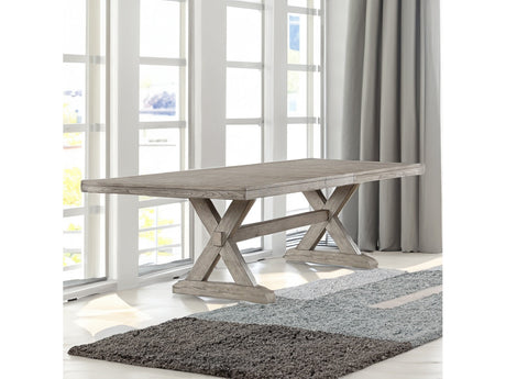 Rocky Rectangular Dining Table in Gray Oak 72860 - Ornate Home