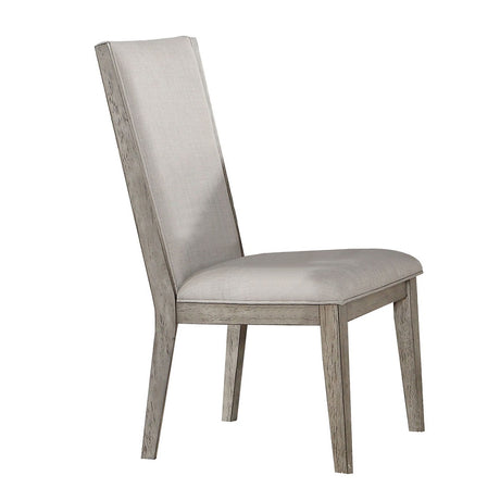 Rocky Side Chair in Gray Oak (Set of 2) 72862 - Ornate Home