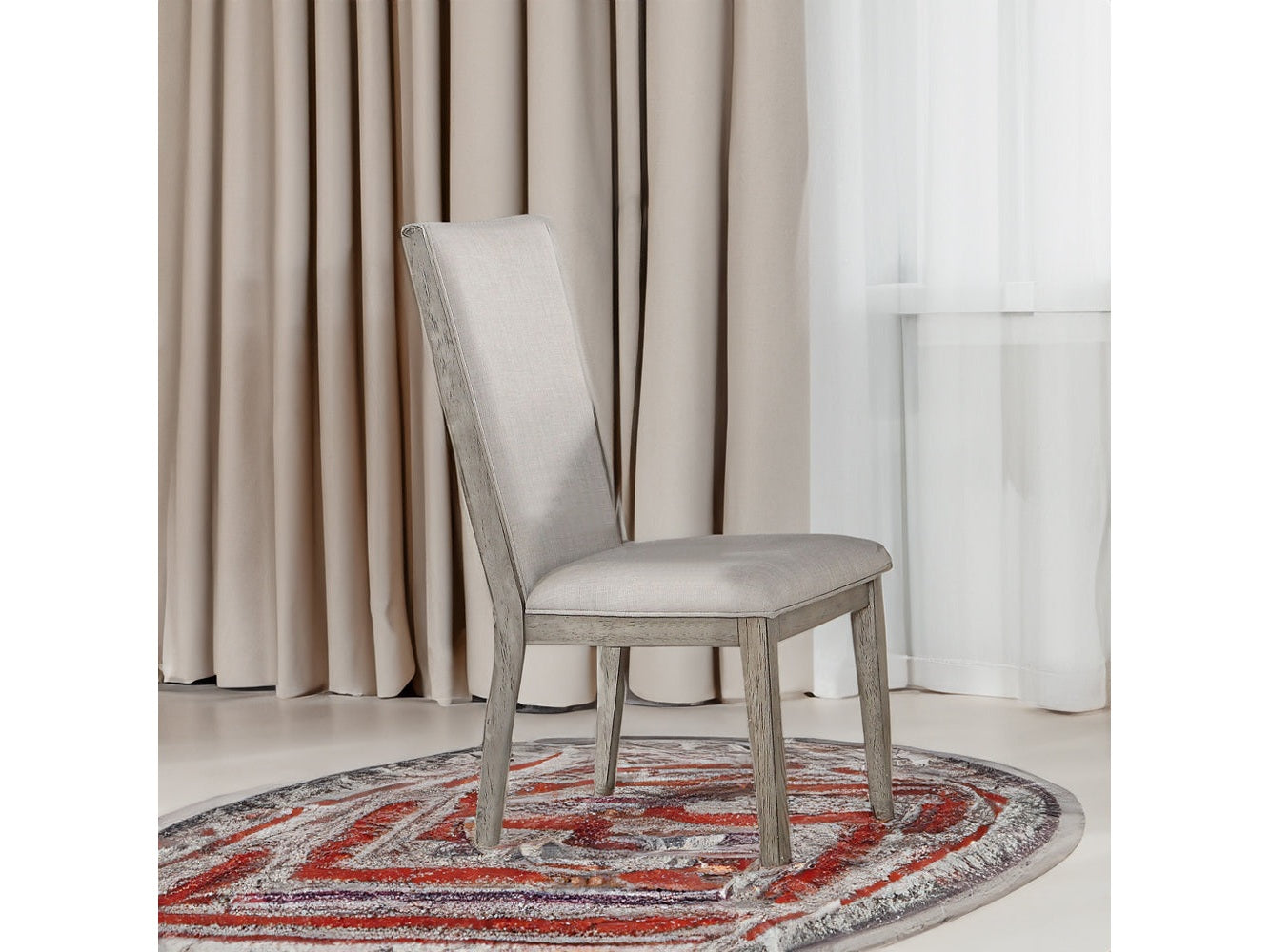 Rocky Side Chair in Gray Oak (Set of 2) 72862 - Ornate Home