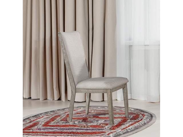 Rocky Side Chair in Gray Oak (Set of 2) 72862 - Ornate Home