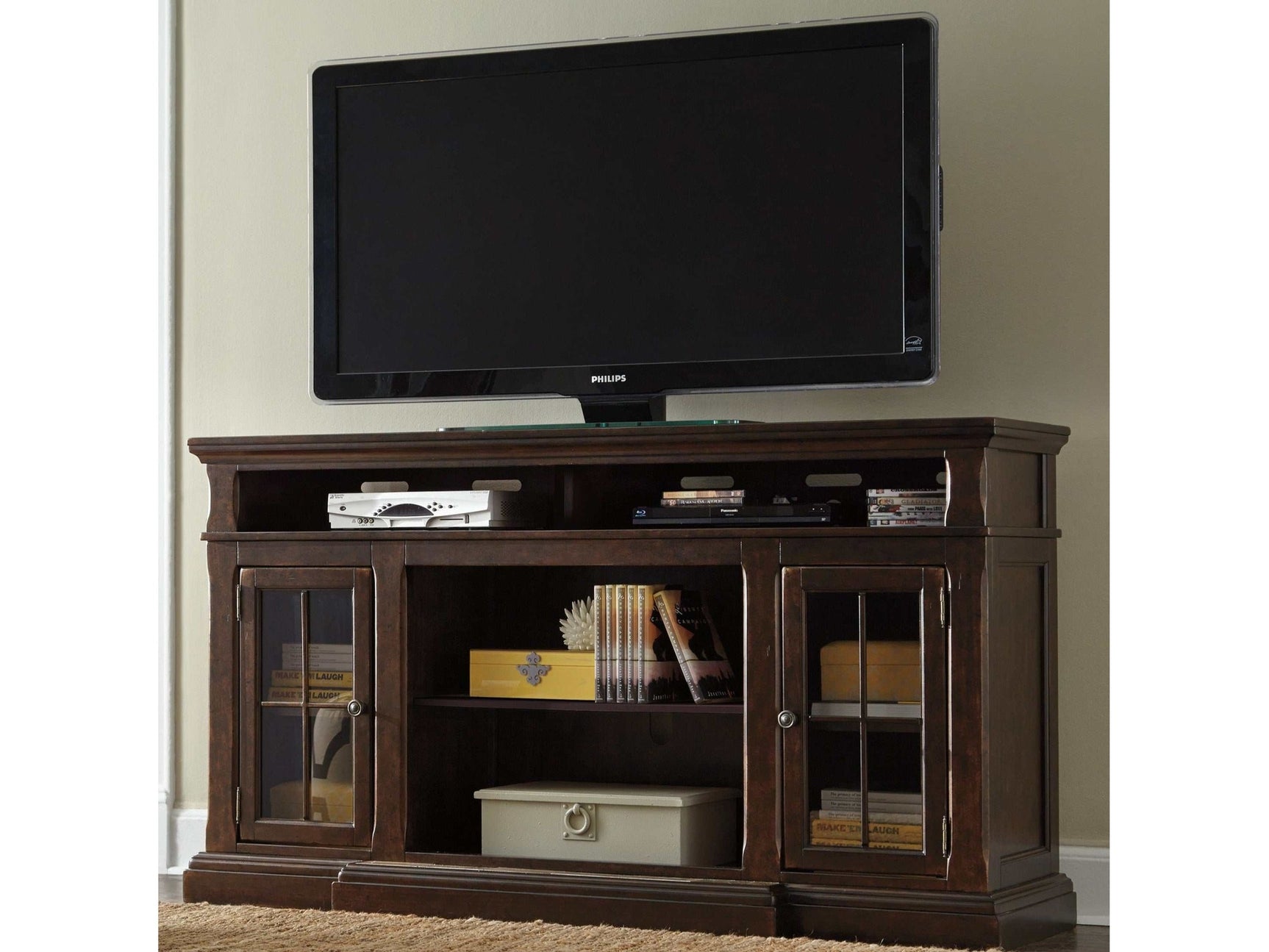 Roddinton Dark Brown 72" TV Stand (Online Special Price) - Ornate Home