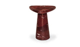 Rodi Rosso Levante Marble Cocktail Table - Ornate Home