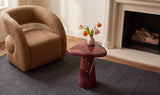 Rodi Rosso Levante Marble Cocktail Table - Ornate Home
