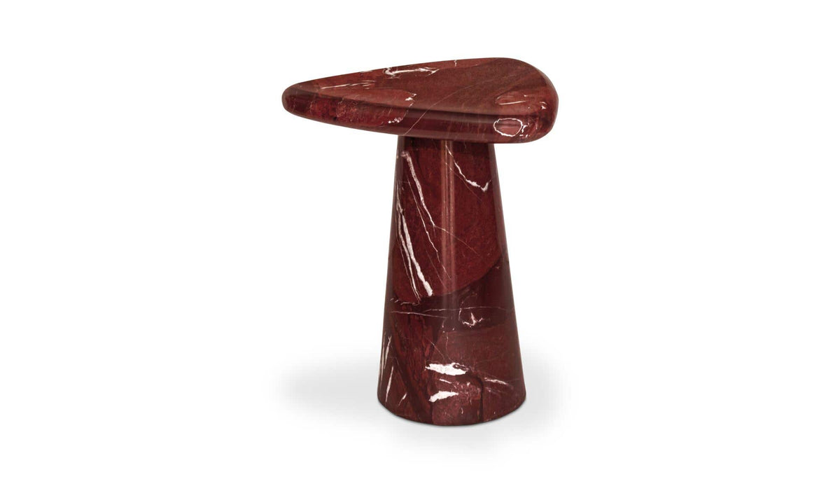 Rodi Rosso Levante Marble Cocktail Table - Ornate Home