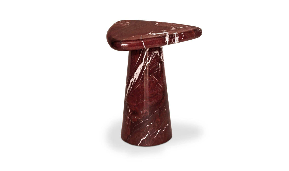 Rodi Rosso Levante Marble Cocktail Table - Ornate Home