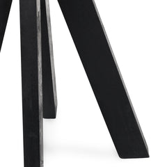 Rodrigo Black Wood Round Bar Table - Ornate Home
