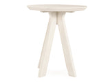 Rodrigo Whitewash Round Counter Table - Ornate Home