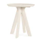 Rodrigo Whitewash Round Counter Table - Ornate Home