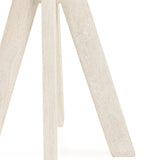 Rodrigo Whitewash Round Counter Table - Ornate Home