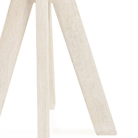 Rodrigo Whitewash Round Counter Table - Ornate Home