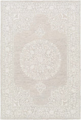 Roessleville Cream Wool Area Rug - Ornate Home