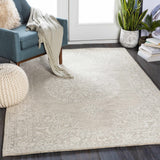 Roessleville Cream Wool Area Rug - Ornate Home