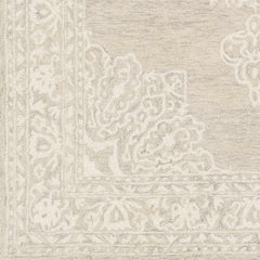 Roessleville Cream Wool Area Rug - Ornate Home