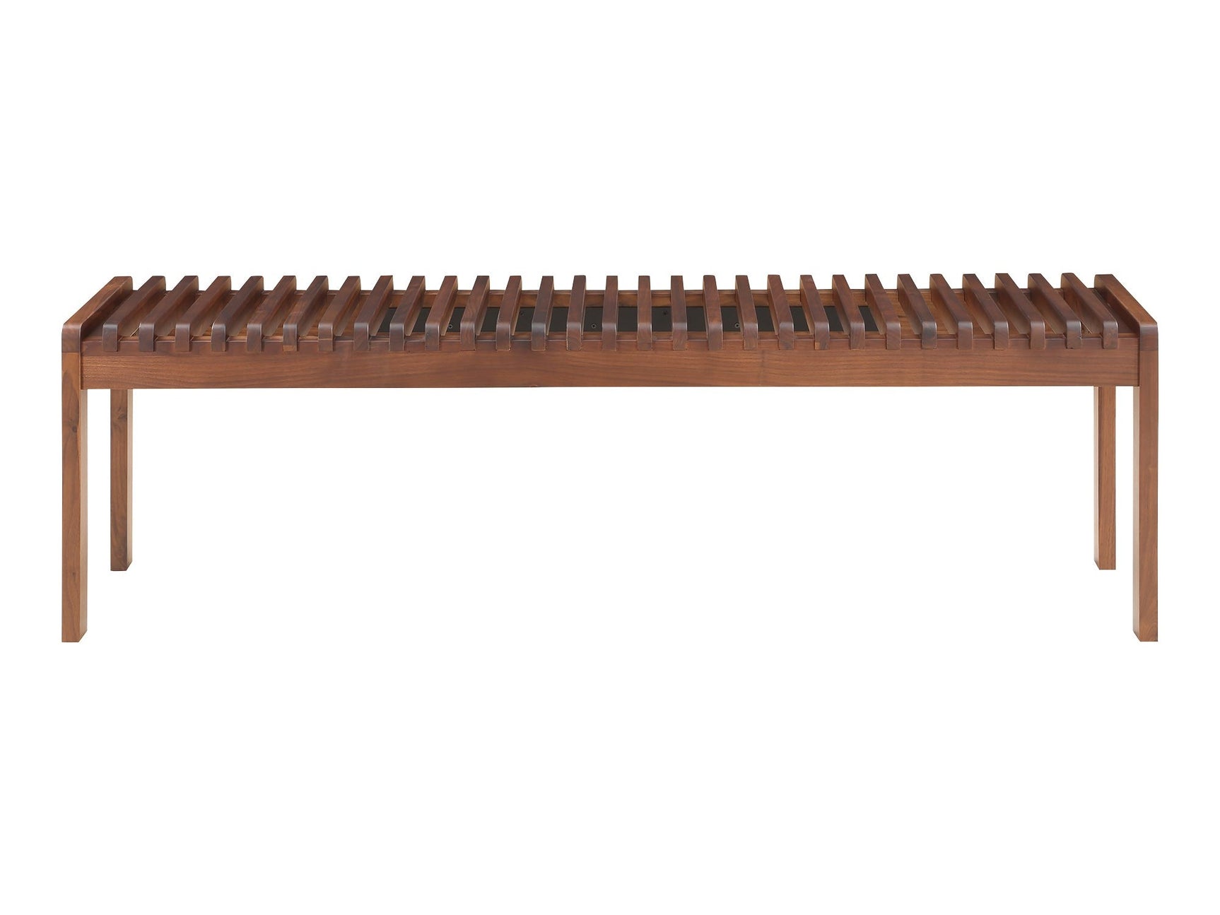 Rohe Walnut Brown Bench - Ornate Home