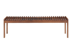 Rohe Walnut Brown Bench - Ornate Home