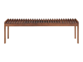 Rohe Walnut Brown Bench - Ornate Home