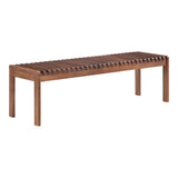 Rohe Walnut Brown Bench - Ornate Home