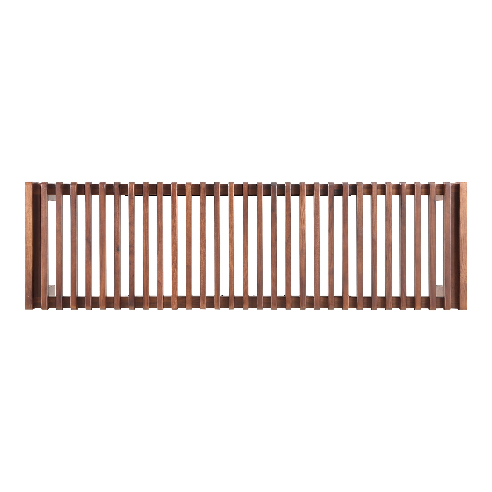 Rohe Walnut Brown Bench - Ornate Home