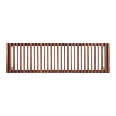 Rohe Walnut Brown Bench - Ornate Home