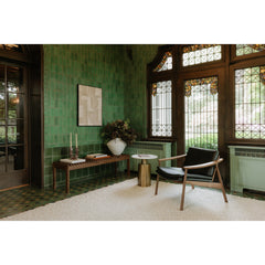 Rohe Walnut Brown Bench - Ornate Home