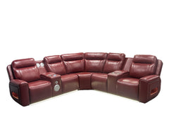 Rojas Red HP0426 Power 2 Reclining Sectional - Ornate Home