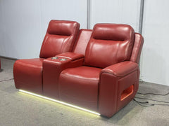 Rojas Red HP0426 Power 2 Reclining Sectional - Ornate Home