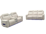 Rojas Sand Power Sofa Set - Ornate Home