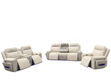 Rojas Sand Power Sofa Set - Ornate Home