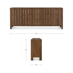 Roland Brown Sideboard - Ornate Home