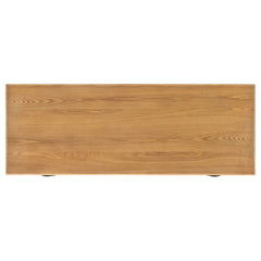 Roldan Light Ash 69-inch 4-drawer Computer Desk with File Drawer - Ornate Home