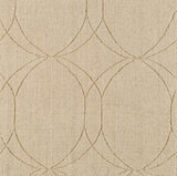 Rolfe Tan Circles Wool Rug - Clearance - Ornate Home