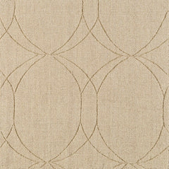 Rolfe Tan Circles Wool Rug - Clearance - Ornate Home