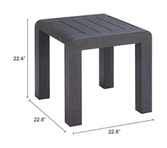 Rolig Black Side Table - Ornate Home