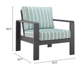 Rolig Green Armchair - Ornate Home