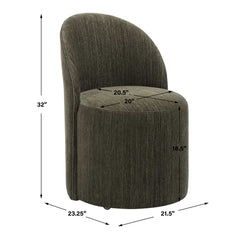 Roll With It Green Herb Dining Chair - Ornate Home