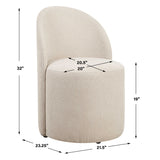 Roll With It Sand Dining Chair - Ornate Home