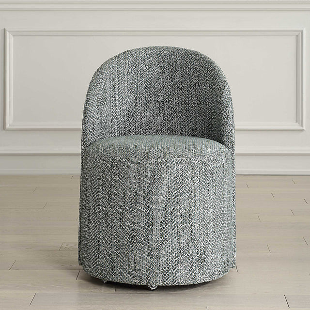 Roll With It Teal Dining Chair - Ornate Home