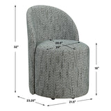 Roll With It Teal Dining Chair - Ornate Home