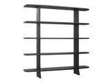 Rolland Black Bookcase - Ornate Home