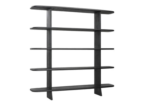 Rolland Black Bookcase - Ornate Home
