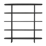 Rolland Black Bookcase - Ornate Home